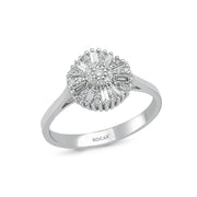 0.31 Karat Baguette Stone Set Diamond Ring