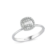 0.25 Karat Baguette Diamond Ring