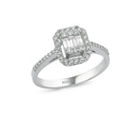 Load image into Gallery viewer, 0.21 Karat Baguette Diamond Ring