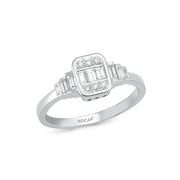 0.38 Karat Baguette Diamond Ring