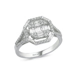 Load image into Gallery viewer, 0.61 Karat Baguette Diamond Ring