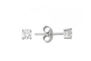 0.46 Karat Diamond Solitaire Earrings