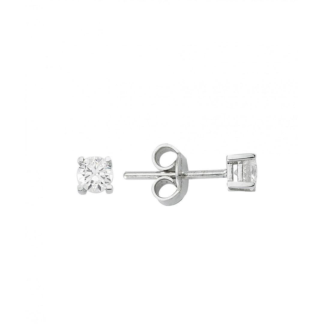 0.46 Karat Diamond Solitaire Earrings