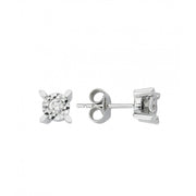 0.14 Karat Diamond Solitaire Earrings