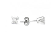 0.50 Karat Diamond Solitaire Earrings