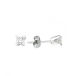 Load image into Gallery viewer, 0.50 Karat Diamond Solitaire Earrings