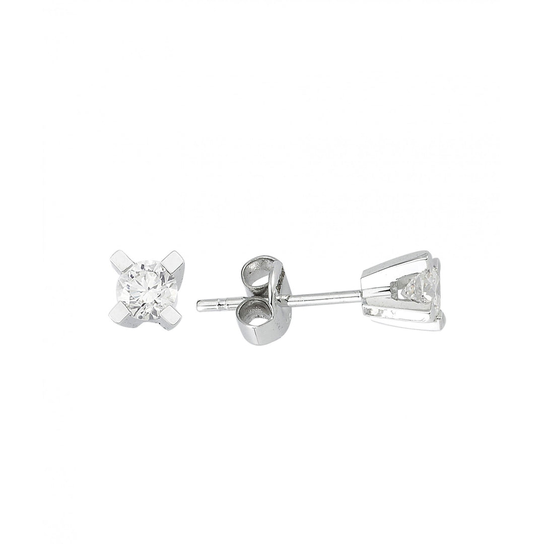 0.50 Karat Diamond Solitaire Earrings
