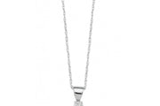 0.19 Karat GH VS Diamond Solitaire Necklace