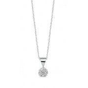 0.17 Karat GH VS/S Diamond Necklace