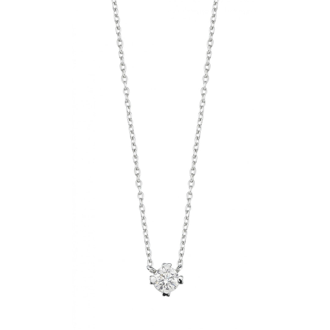 0.28 Karat GH VS1 Diamond Solitaire Necklace