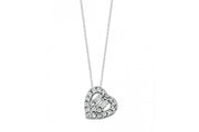 0.06 Karat Baguette Diamond Kalp Necklace