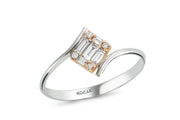 0.19 Karat Baguette Diamond Ring