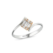 0.19 Karat Baguette Diamond Ring