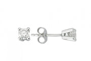 0.61 Karat Diamond Solitaire Earrings