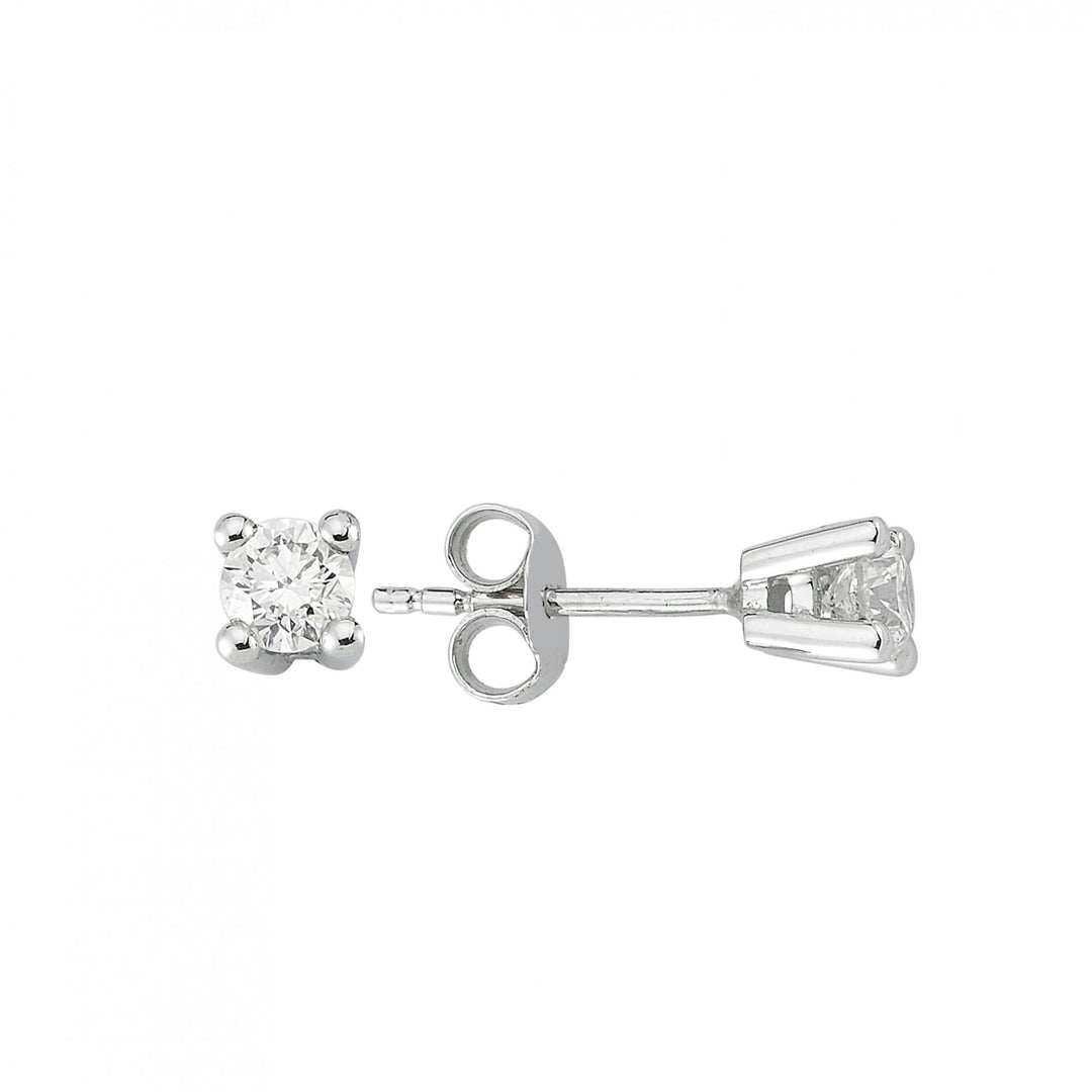 0.61 Karat Diamond Solitaire Earrings