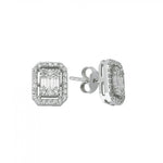 Load image into Gallery viewer, 0.71 Karat Baguette Diamond Earrings