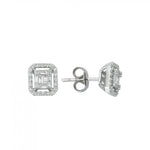 Load image into Gallery viewer, 0.49 Karat Baguette Diamond Earrings