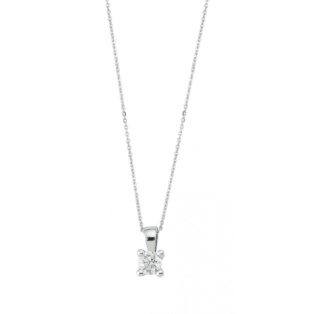 0.31 Karat Diamond Solitaire Necklace