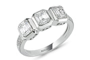 0.46 Karat Baguette Diamond Ring