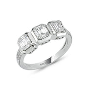 0.46 Karat Baguette Diamond Ring