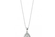 0.13 Karat Baguette Stone Set Diamond Necklace