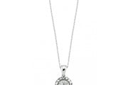 0.11 Karat Baguette Stone Set Diamond Necklace