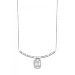 Load image into Gallery viewer, 0.44 Karat Diamond Baguette Necklace
