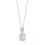 Load image into Gallery viewer, 0.26 Karat Baguette Stone Set Diamond Necklace