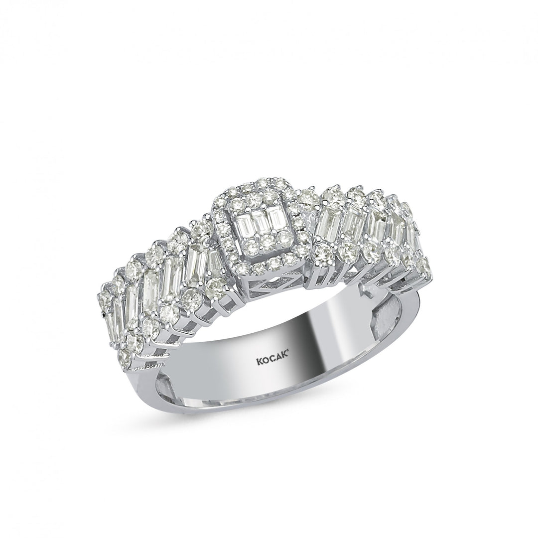 0.94 Karat Baguette Diamond Ring