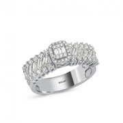 0.94 Karat Baguette Diamond Ring