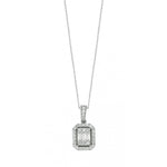 Load image into Gallery viewer, 0.33 Karat Diamond Baguette Necklace