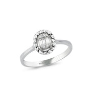 0.10 Karat Baguette Diamond Ring
