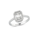 Load image into Gallery viewer, 0.32 Karat Baguette Diamond Ring