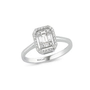 0.32 Karat Baguette Diamond Ring