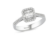0.28 Karat Baguette Diamond Ring