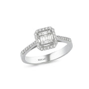 0.28 Karat Baguette Diamond Ring