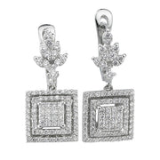 0.83 Karat GH VS/SI Diamond Earrings