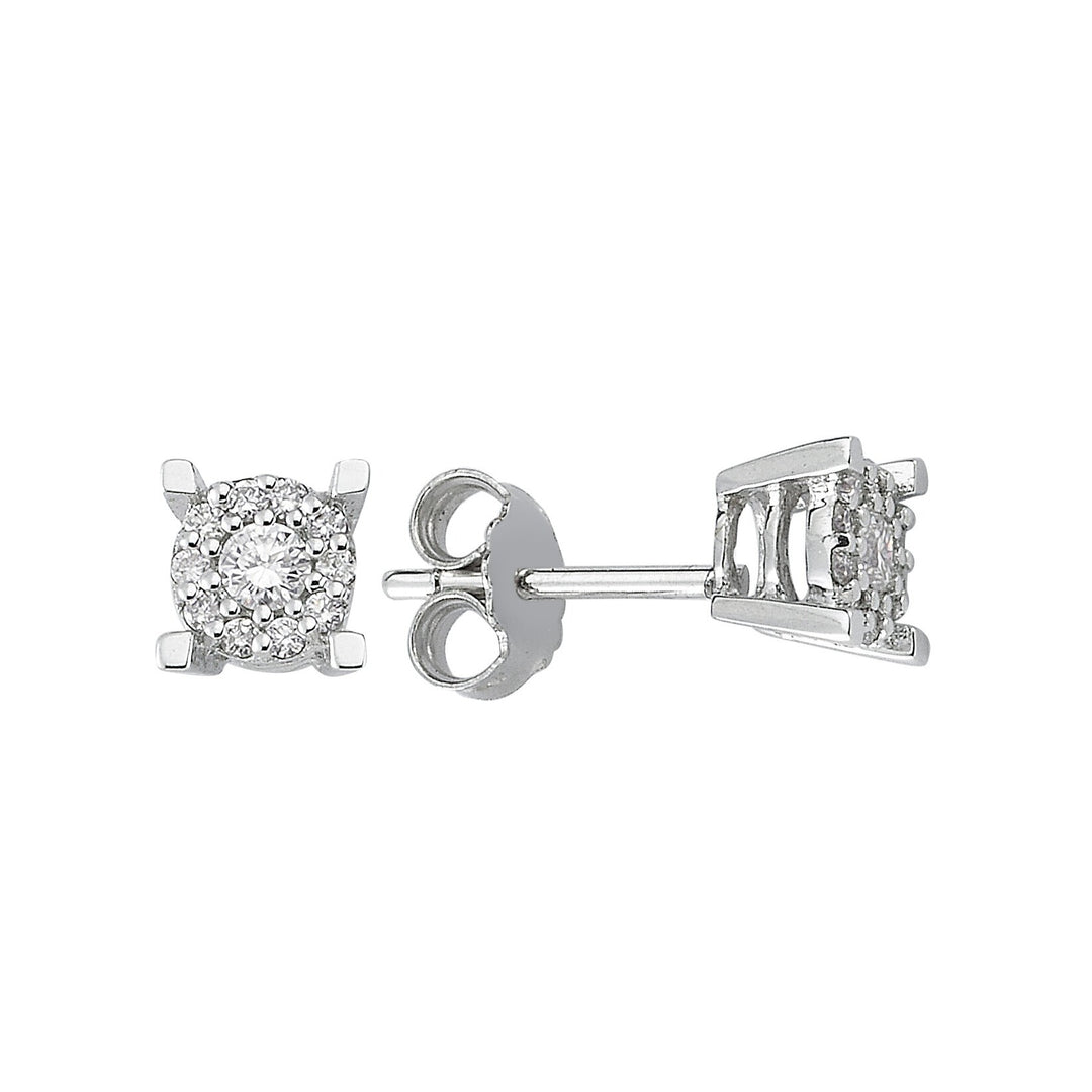 0.27 Karat Diamond Earrings