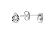 0.08 Karat Diamond Solitaire Earrings