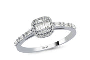 0.38 Karat Baguette Diamond Ring