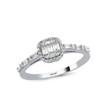 Load image into Gallery viewer, 0.38 Karat Baguette Diamond Ring