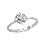 0.20 Karat Baguette Stone Set Diamond Ring