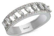 0.37 Karat Baguette Diamond Ring