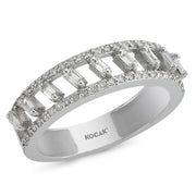 0.37 Karat Baguette Diamond Ring