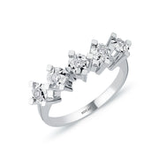 0.30 Karat GH SI Five Stone Diamond Ring