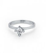 Load image into Gallery viewer, 0.20 Karat EF SI Solitaire Diamond Ring