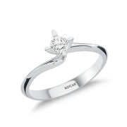 0.20 Karat EF SI Solitaire Diamond Ring