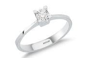 0.30 Karat EF SI Solitaire Diamond Ring