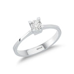 Load image into Gallery viewer, 0.30 Karat EF SI Solitaire Diamond Ring
