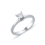 Load image into Gallery viewer, 0.30 Karat EF SI Solitaire Diamond Ring